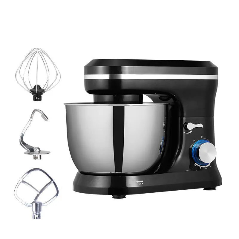 Chef's Cream Blender Stand Mixer Egg Beater 3 speed 501-1000W black desktop