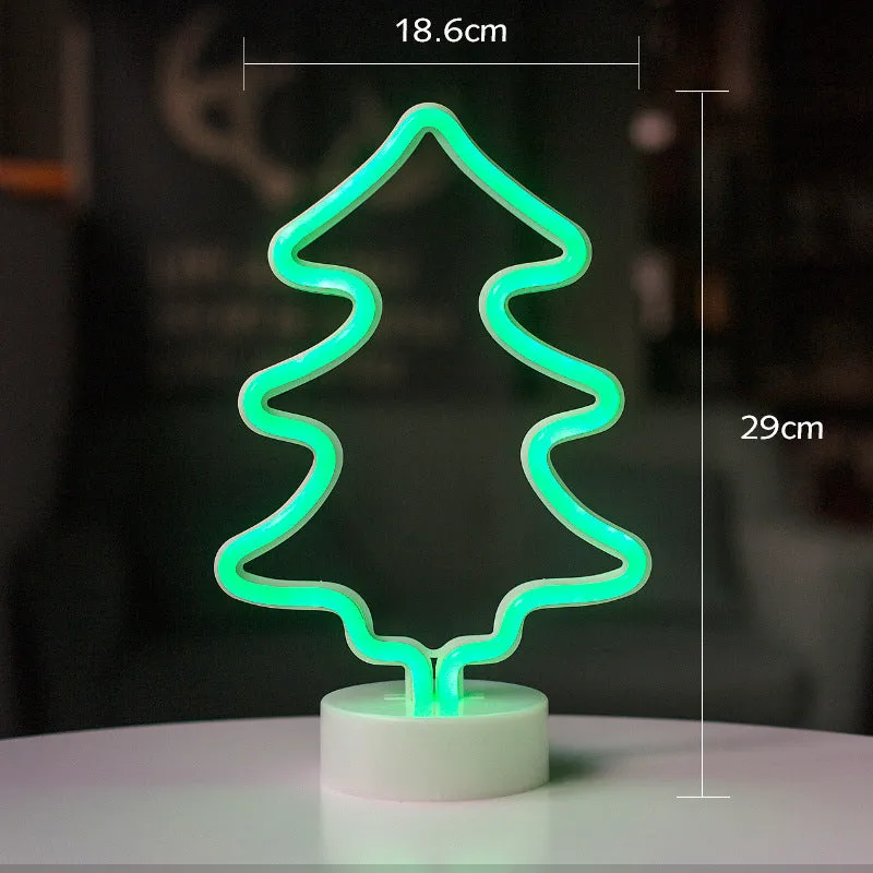 Pineapple LED modeling lamp in green plastic with white red blue powder colour options