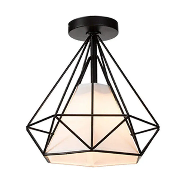Living room ceiling lamp with adjustable line length up to 1 metre, black variant, ceiling plate 10cm diameter