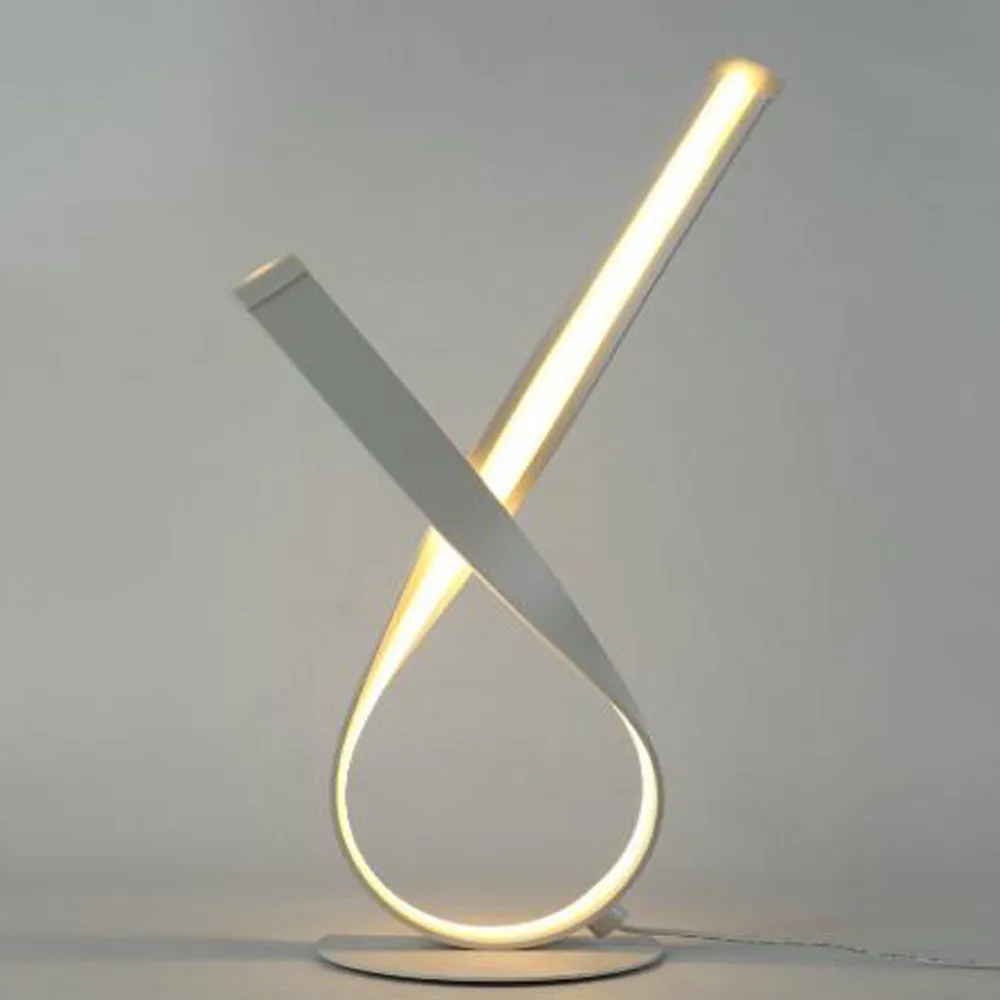 Creative remote control lamp with 45cm height, three colour temperature options, aluminium iron and silica gel construction