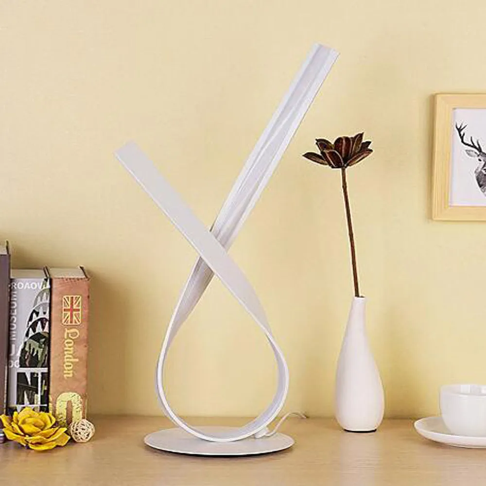 Creative remote control lamp with 45cm height, three colour temperature options, aluminium iron and silica gel construction