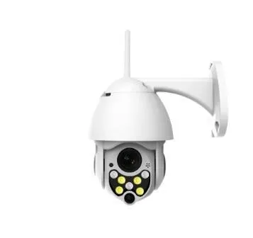 Outdoor dome wifi surveillance camera with 2MP 1080P resolution and 15m infrared night vision in waterproof plastic housing
