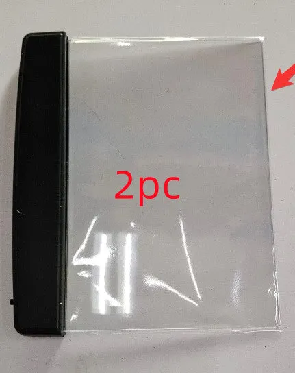 Dimmable LED panel book reading lamp with PMMA acrylic lens on a book page