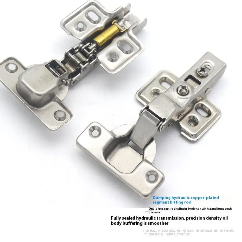 761 cold rolled steel hydraulic cabinet hinge with nickel plating and three bend specifications