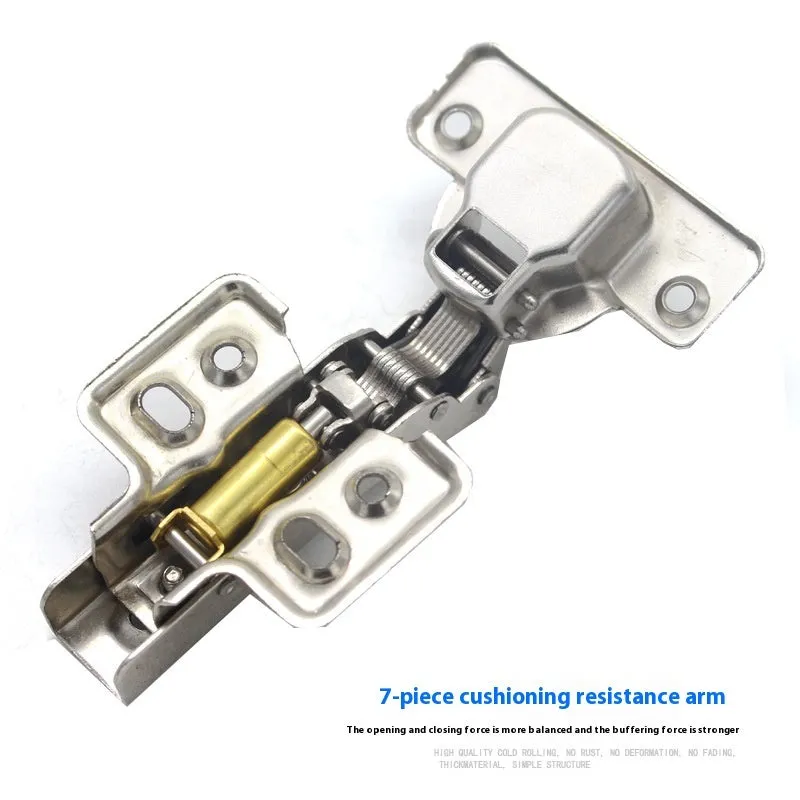 761 cold rolled steel hydraulic cabinet hinge with nickel plating and three bend specifications