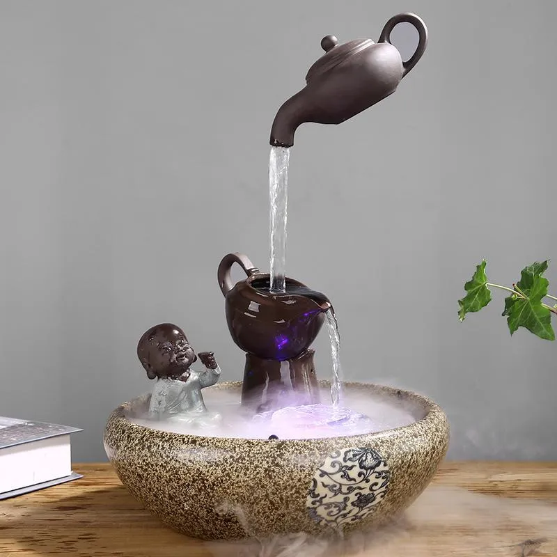Creative suspension faucet Chinese teapot novice humidifier ornament with atomization, multi-colour options, 220V US