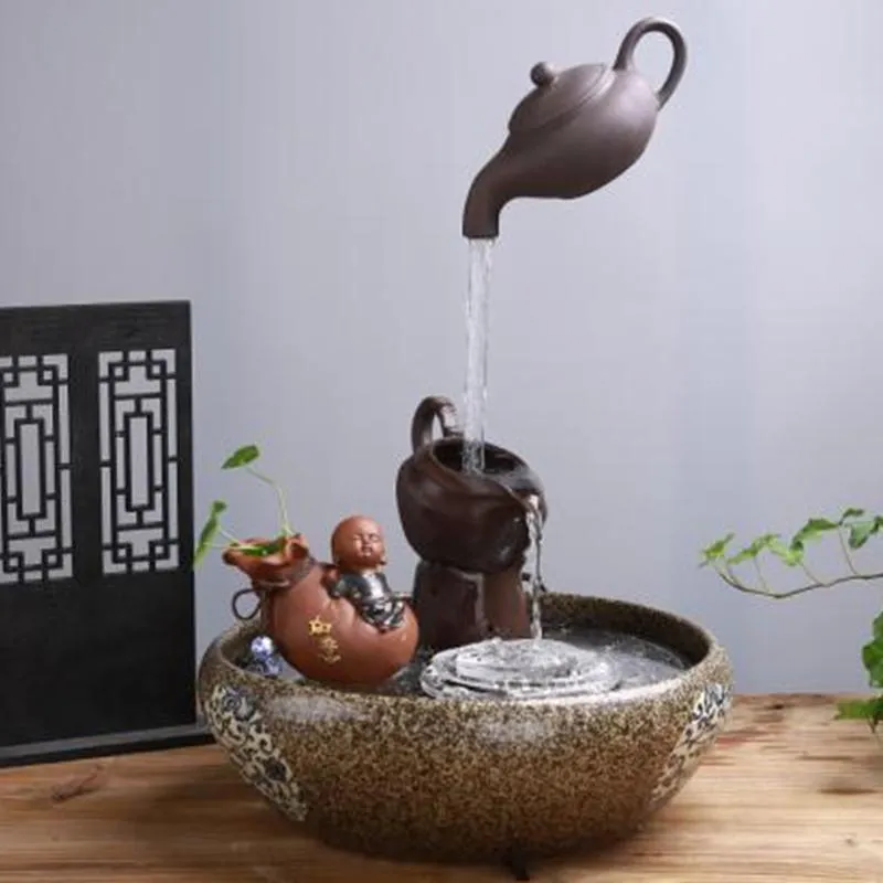 Creative suspension faucet Chinese teapot novice humidifier ornament with atomization, multi-colour options, 220V US