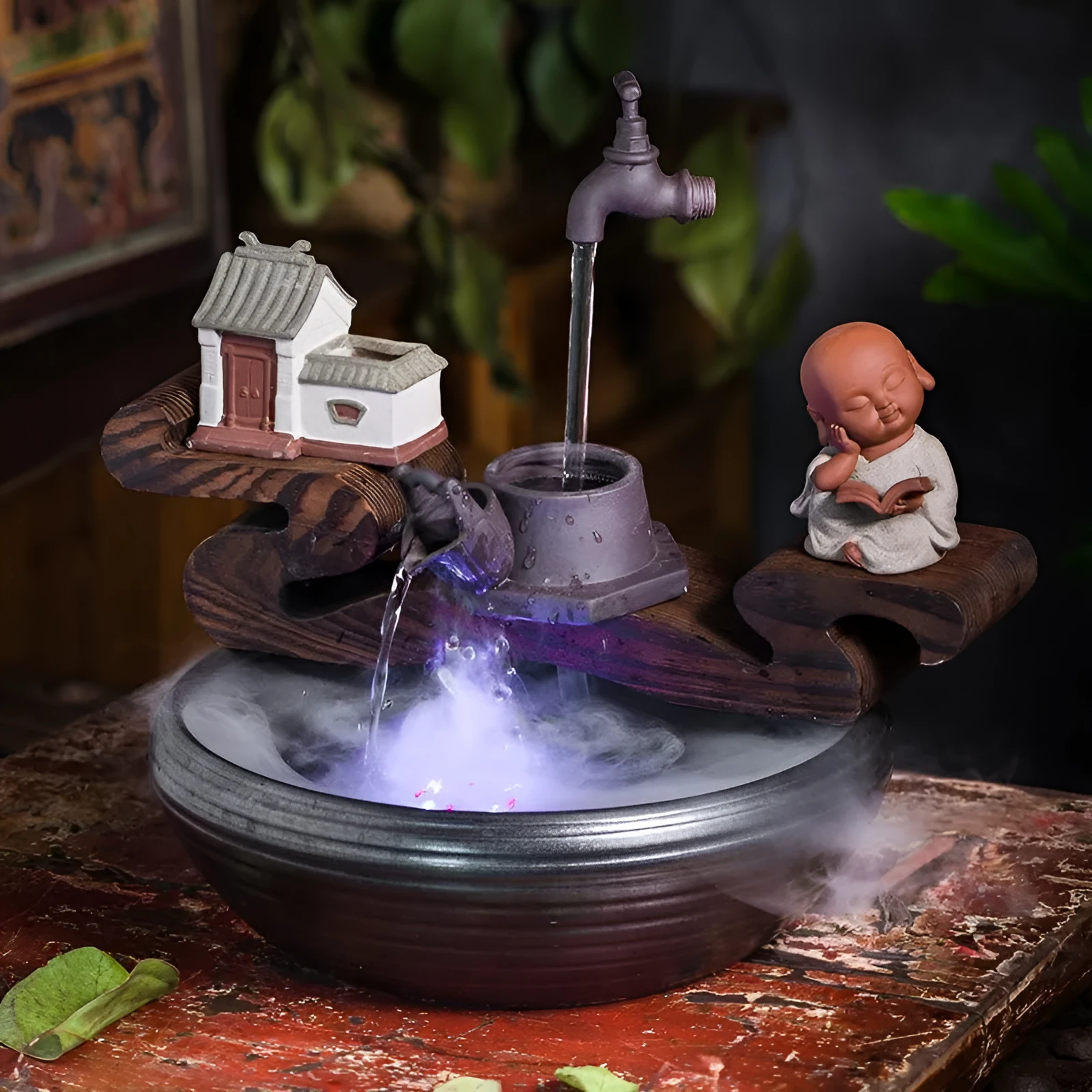 Creative suspension faucet Chinese teapot novice humidifier ornament with atomization, multi-colour options, 220V US
