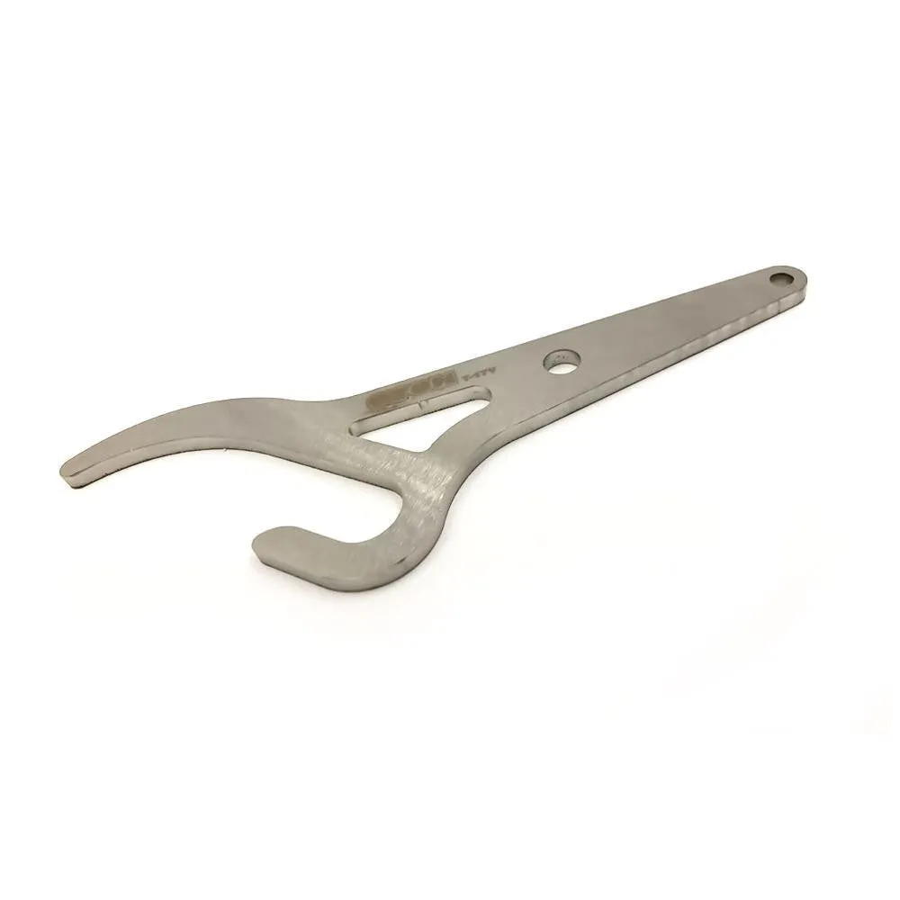 Silver metal bicycle tyre lever tool for tyre removal and mechanical repair