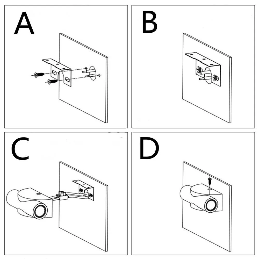 LED double head wall light with aluminium shade in steel colour for corridor installation