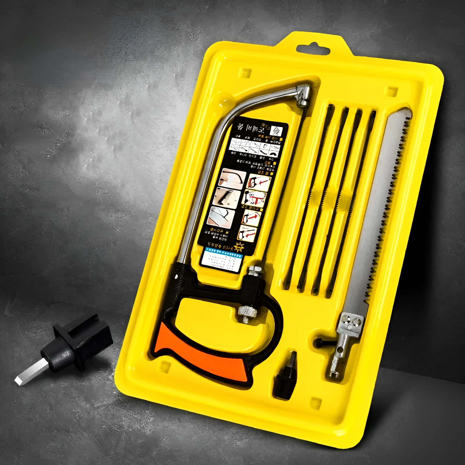 7in1 alloy steel hand saw set with interchangeable blades for DIY cutting and pruning