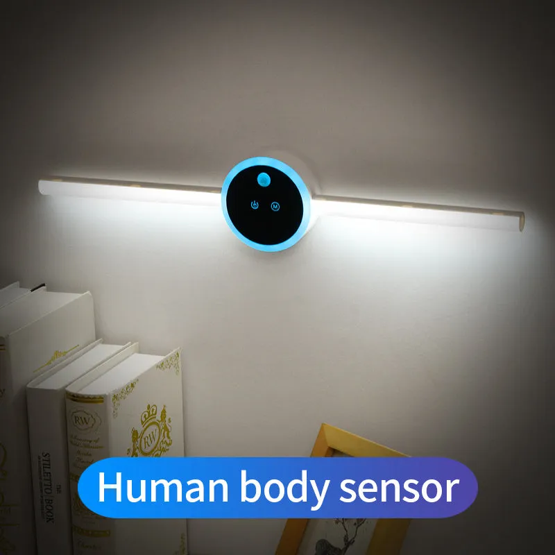 Smart cabinet light with clock timer sensor light removable LED wardrobe light human body sensor