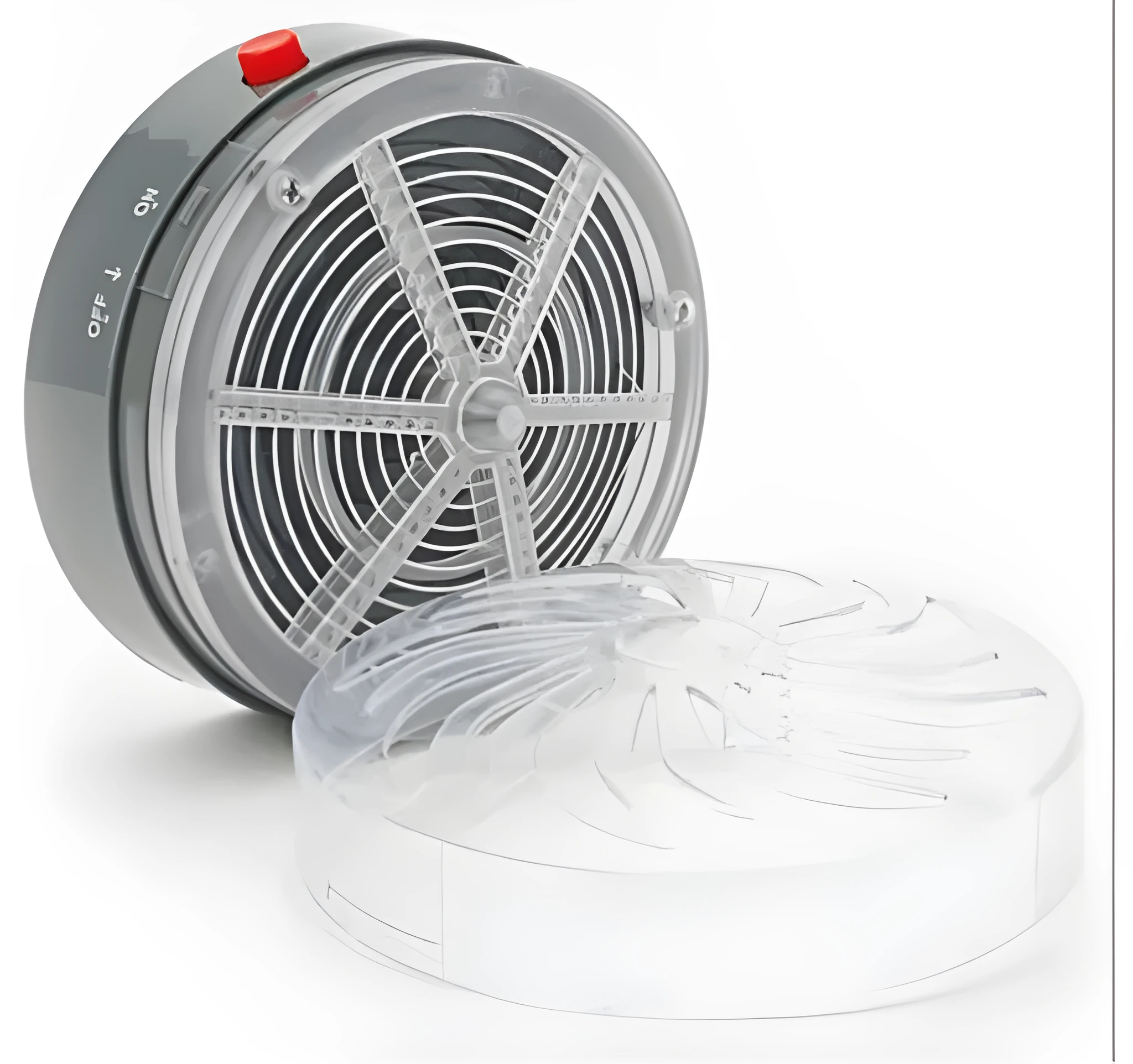Home solar mosquito killer, plastic circle design with blue light, L10 x H10 x D5cm