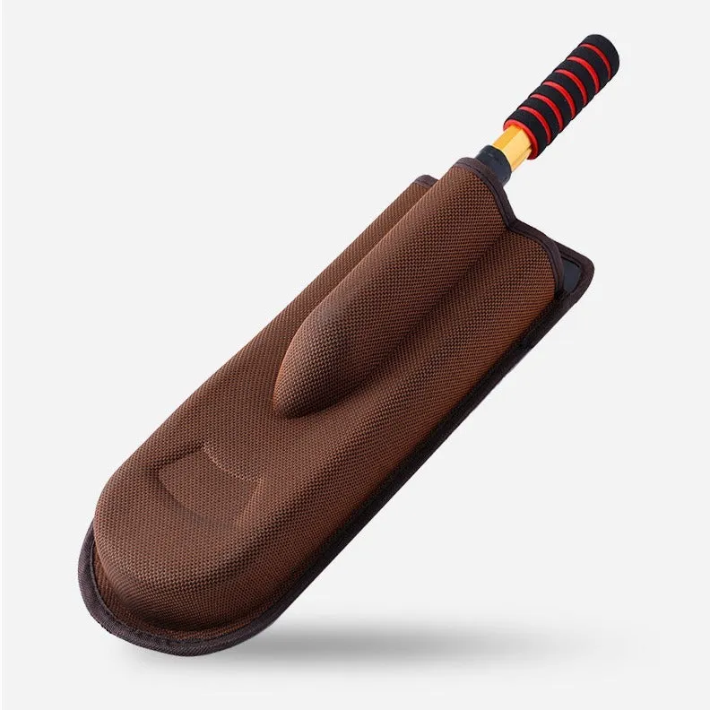Telescopic wax duster car wash mop with alloy handle and brown line small telescopic brush head