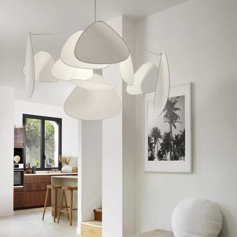 Modern simple copper crystal branch ceiling lamp 100cm diameter iron frame for living room dining room