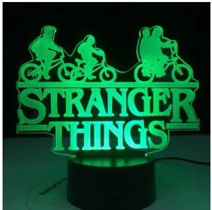 LED touch lamp with acrylic lampshade in 16-colour remote control model for corridor use