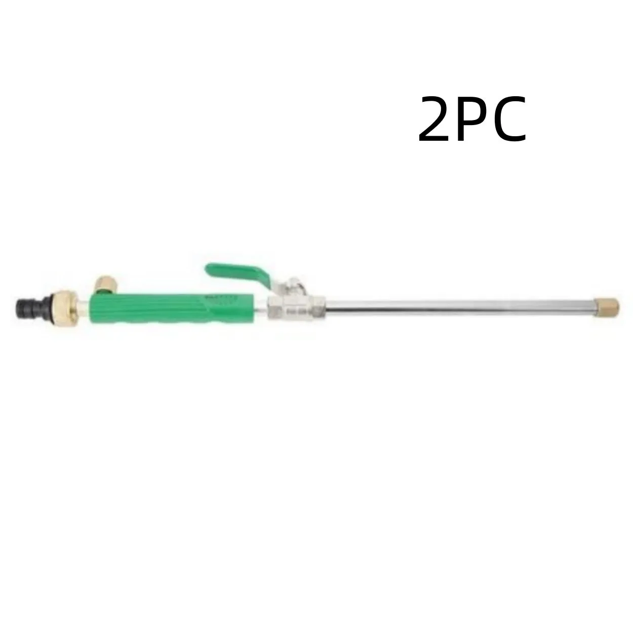 Blue and silver car high-pressure water gun with TPR handle and 75cm length