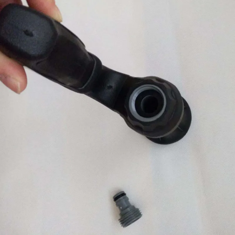 Mighty Power Hose Blaster Nozzle black with ergonomic handle and five spray settings, 23 cm length