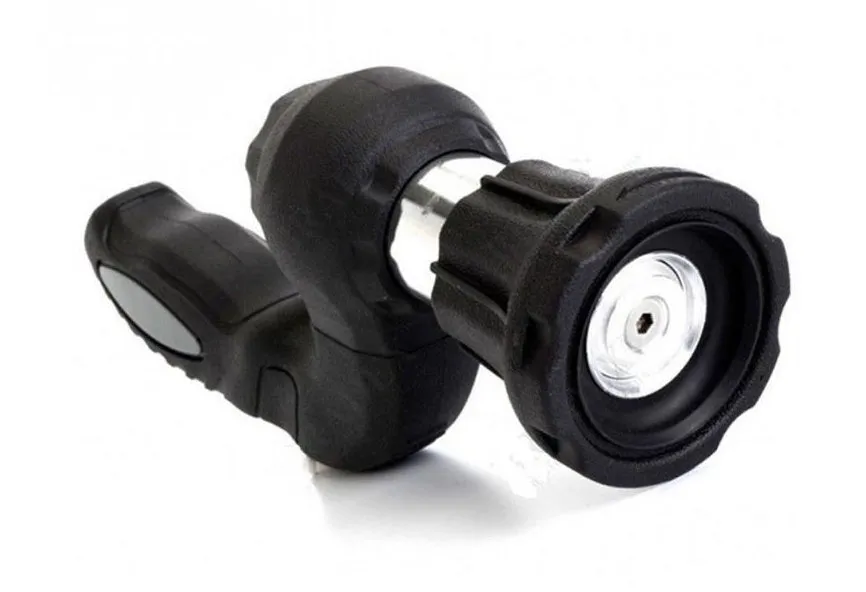 Mighty Power Hose Blaster Nozzle black with ergonomic handle and five spray settings, 23 cm length