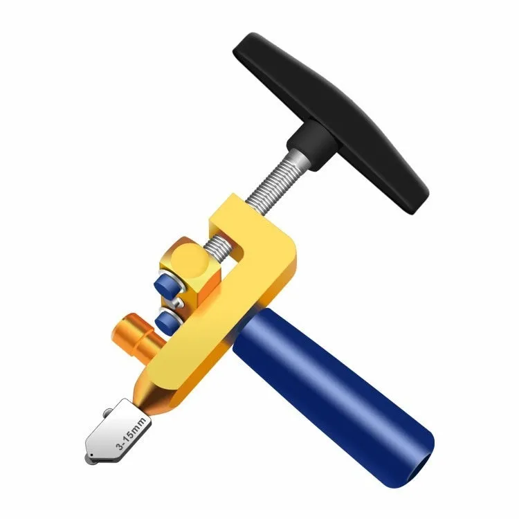 2-in-1 gold knife luxury glass cutter and ceramic tile opener with hard alloy wheel