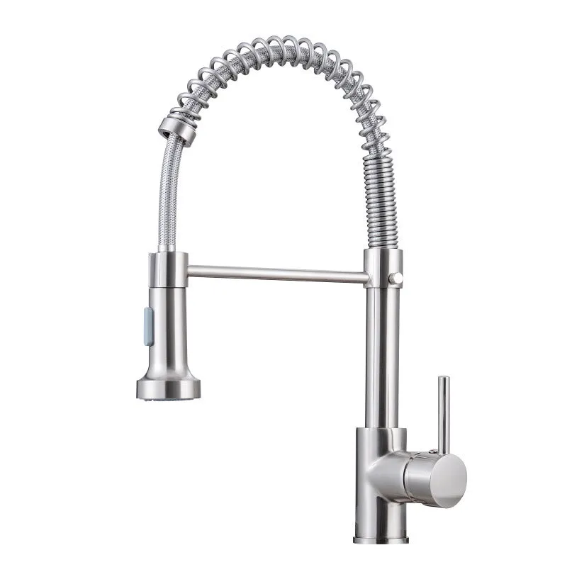 Matte black deck-mounted kitchen faucet with copper body and wrench-type handle