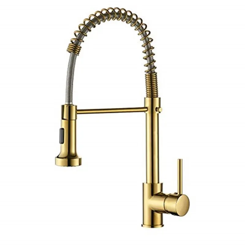 Matte black deck-mounted kitchen faucet with copper body and wrench-type handle