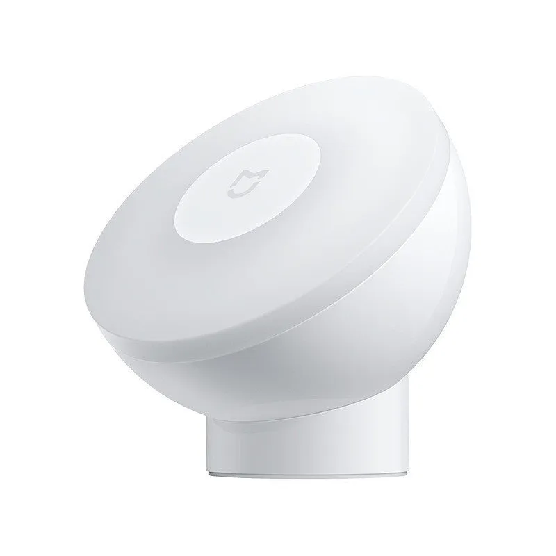 White Mijia Night Light 2 Bluetooth bedside lamp with human body induction sensor.