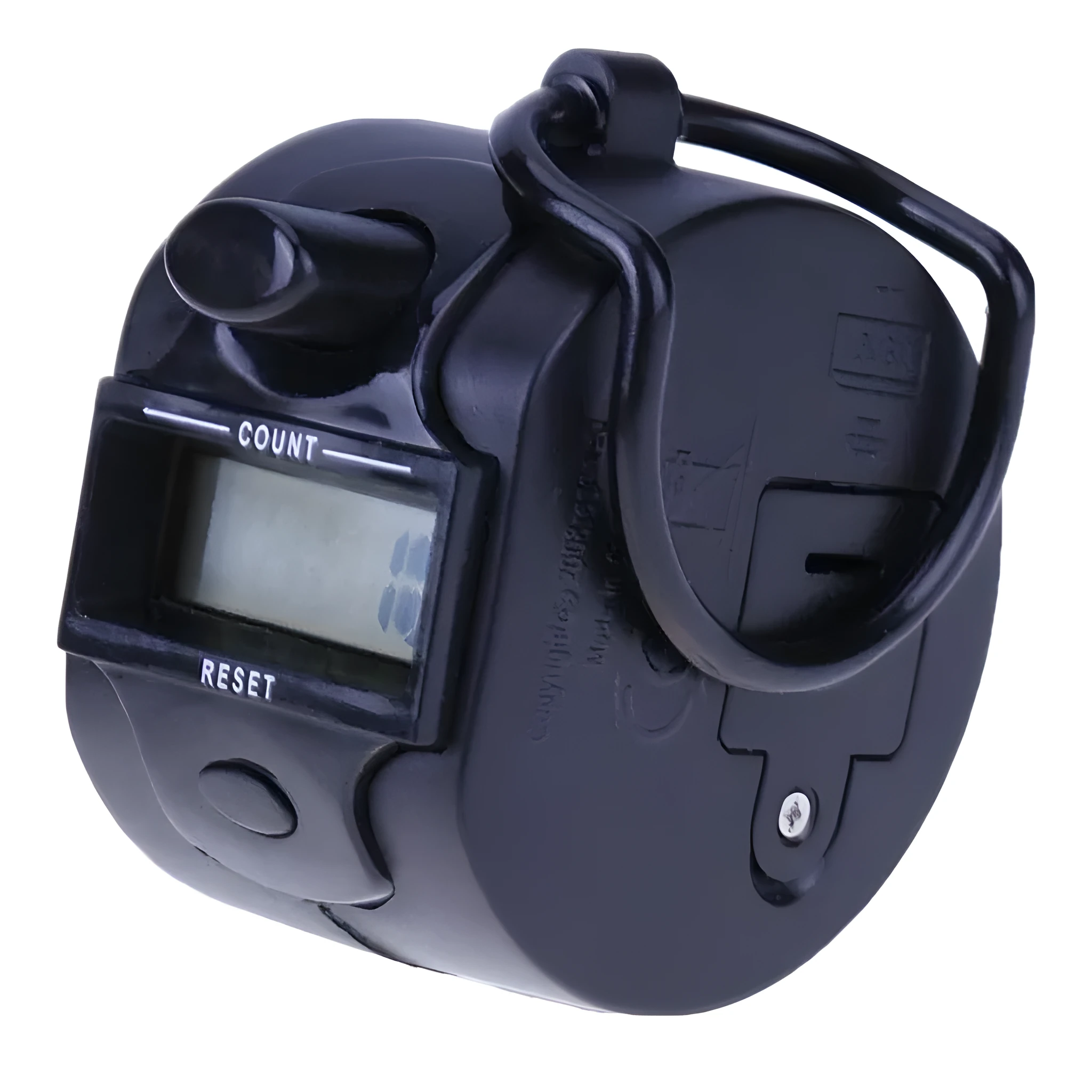 Handheld manual digital tally counter with LCD display for counting people flow statistics