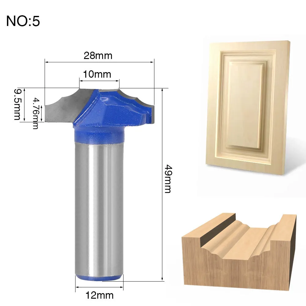 Carbide face milling cutter head with 31mm ball diameter for wooden door frame profiling