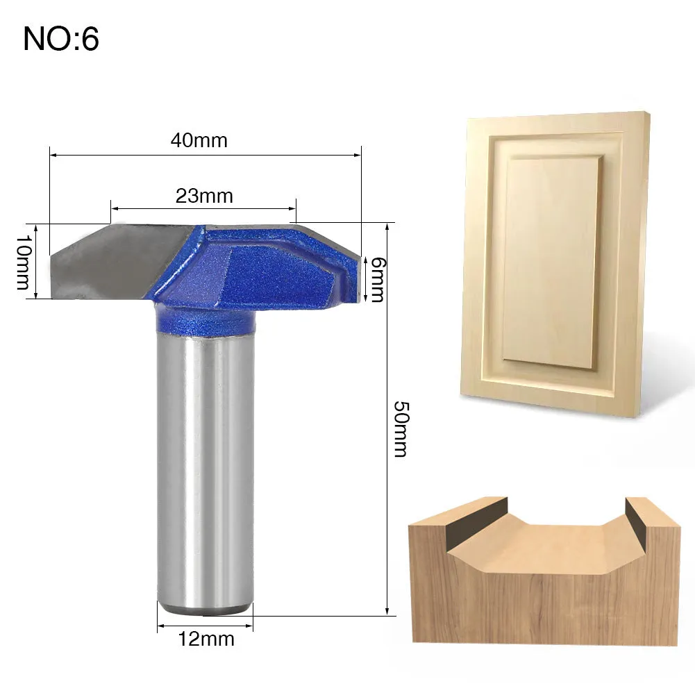 Carbide face milling cutter head with 31mm ball diameter for wooden door frame profiling