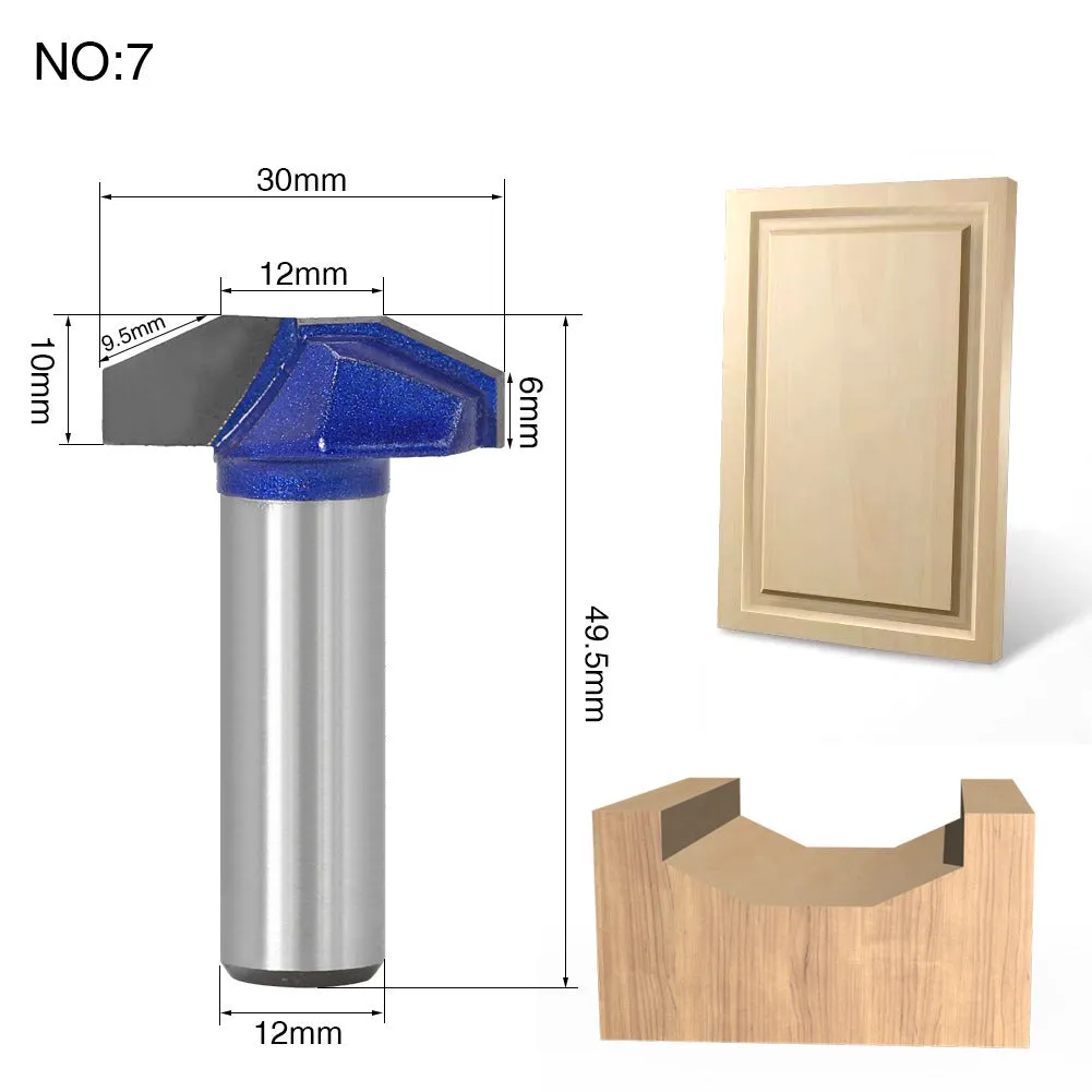 Carbide face milling cutter head with 31mm ball diameter for wooden door frame profiling