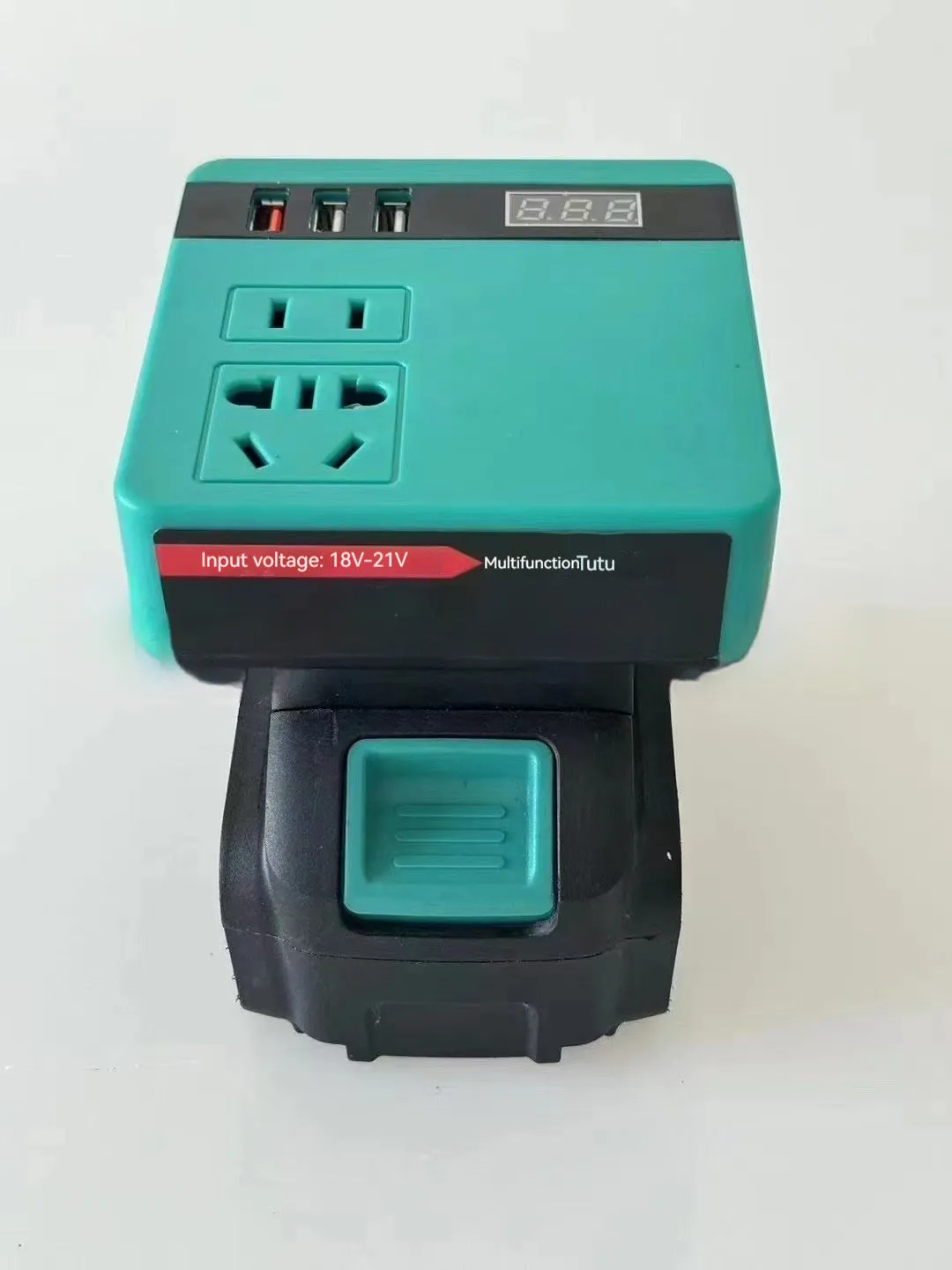 Lithium battery inverter compatible with Dayi Dewei Mivoch Mutian tool batteries 0.12kW