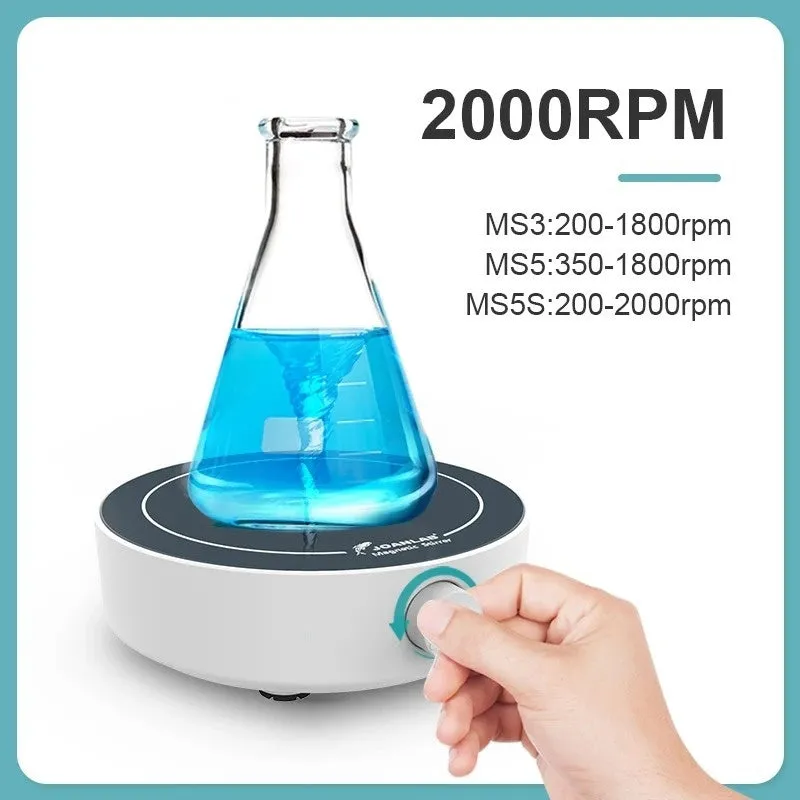 Heating constant temperature digital display magnetic stirrer with plastic body, 1L 2L capacity laboratory mixer