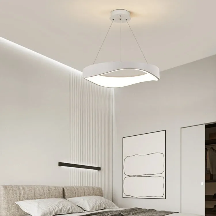 Nordic creative wood grain restaurant bar chandelier 40cm pendant light with three finish options