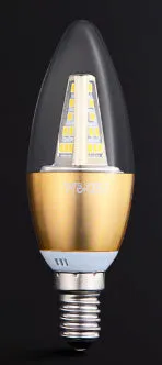 Household E14 E27 LED screw bulb with three colour options and rechargeable lithium battery