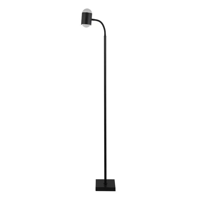 Metal spotlight with water ripple effect for living room sunset lighting, black stick model