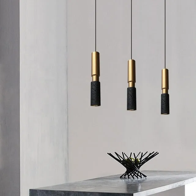 White marble chandelier with modern simplicity design for bedroom or dining room