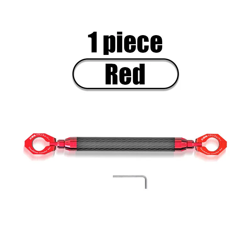 Red and black T6 aluminium alloy carbon fiber motorcycle balance bar handlebar with CNC anodic oxidation finish