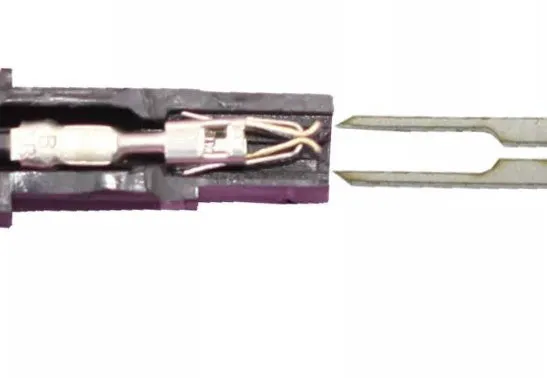 Set of hardened steel wire needle retractors for automotive connector extraction in multi-colour options