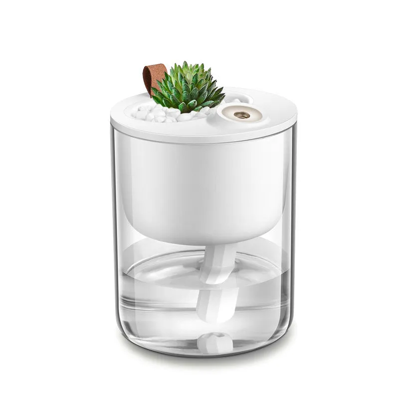 Desktop USB humidifier in green with 320ml capacity and 4-hour timer