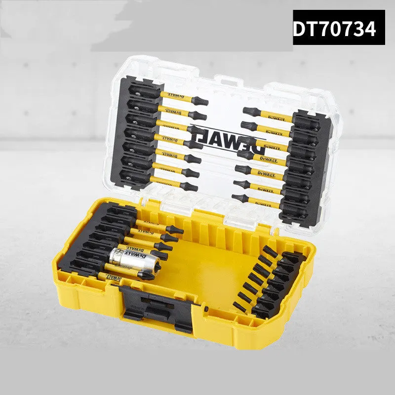 29-piece electric screwdriver bit set including cross nunchaku batch head, locked in place, compatible with TSTAK