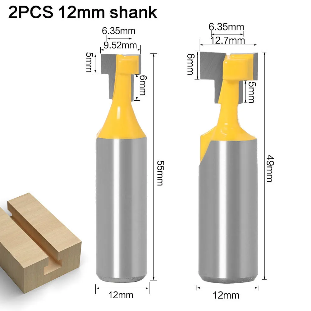 YG6 alloy and carbon steel keyhole knife slotting cutter in plastic box with 1/2 x 3/8 to 12 x 1/2 sizes