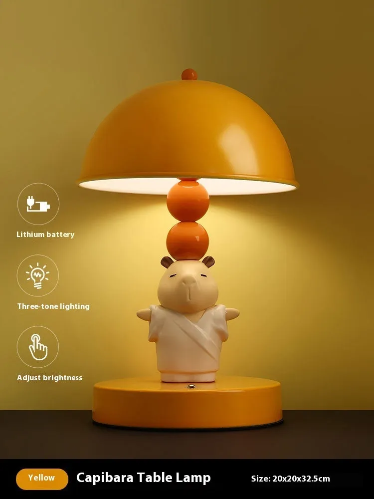 Kappabala resin wrought iron bedroom table lamp night light simple modern design