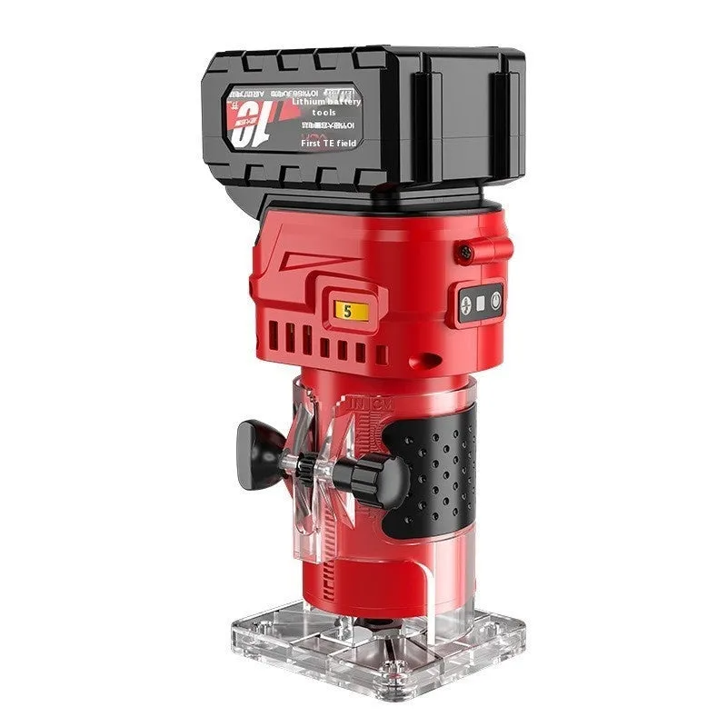 Brushless lithium battery trimmer engraving machine bare metal model for woodworking and household use