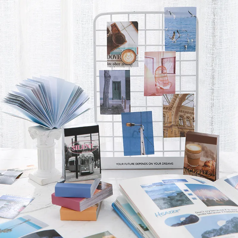 Japanese style printed art notebook with 50 paper sheets in colour romantic moment