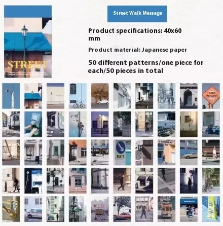 Japanese style printed art notebook with 50 paper sheets in colour romantic moment