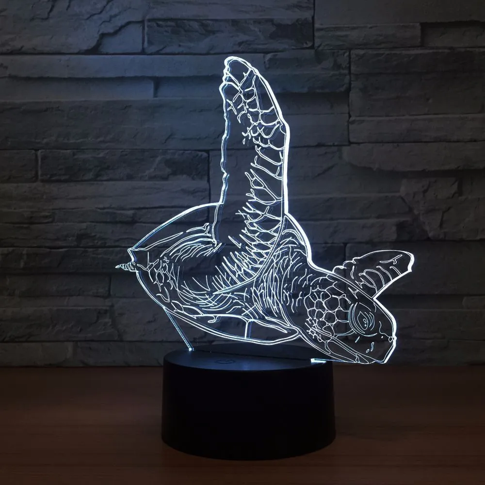 LED touch remote control desk lamp in black with 7 colour change acrylic plate on compact ABS base
