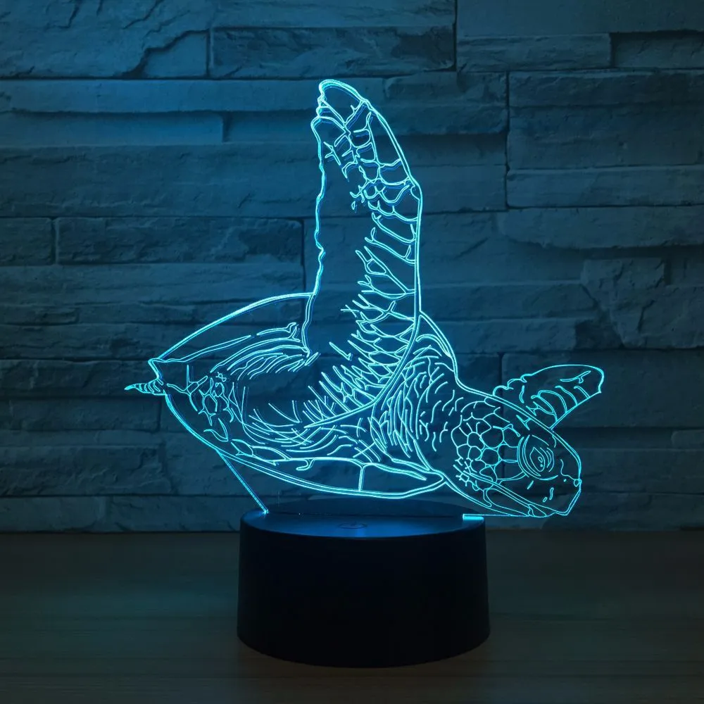 LED touch remote control desk lamp in black with 7 colour change acrylic plate on compact ABS base
