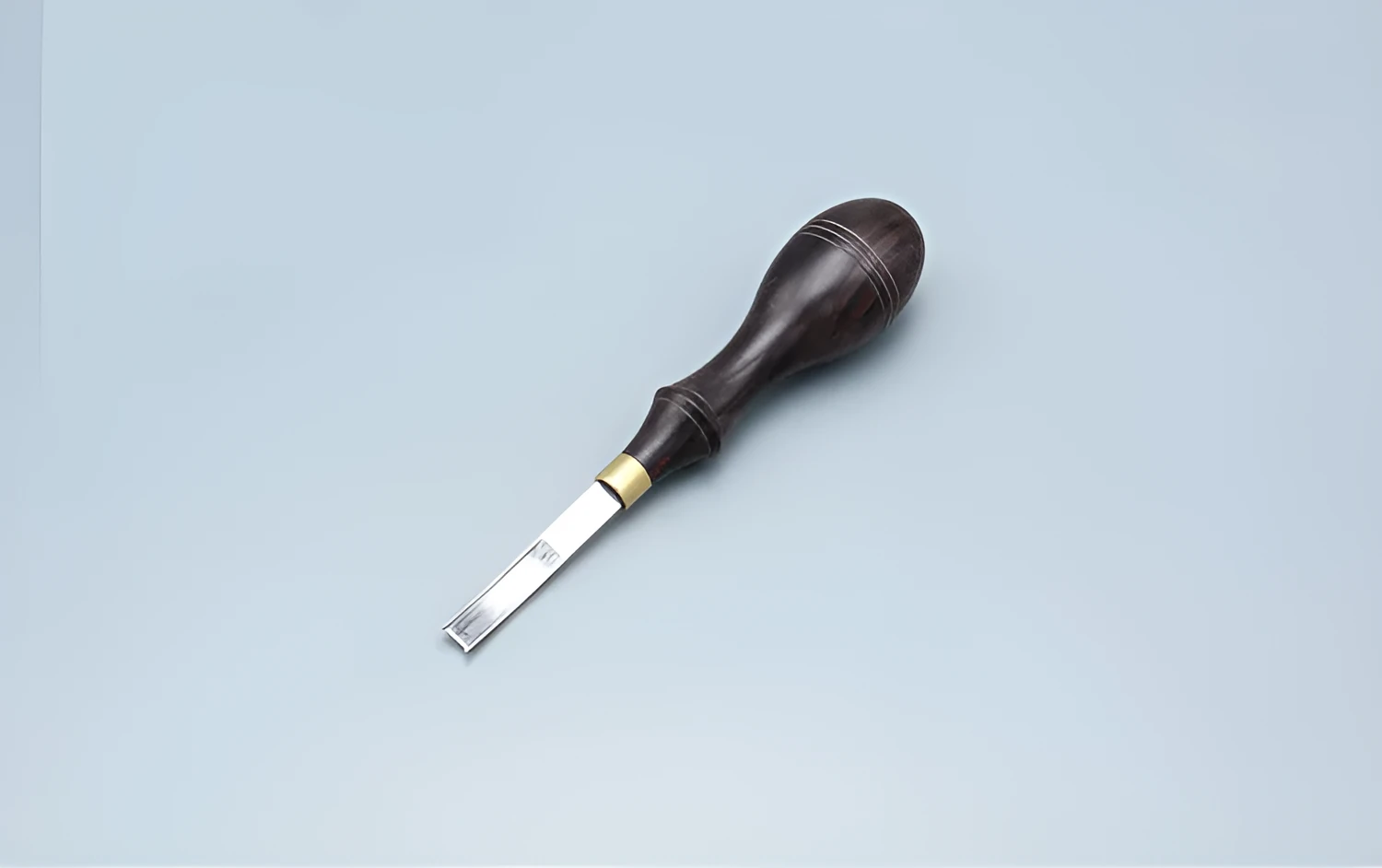 Leather wide shovel edge thinning knife for professional barber texturising