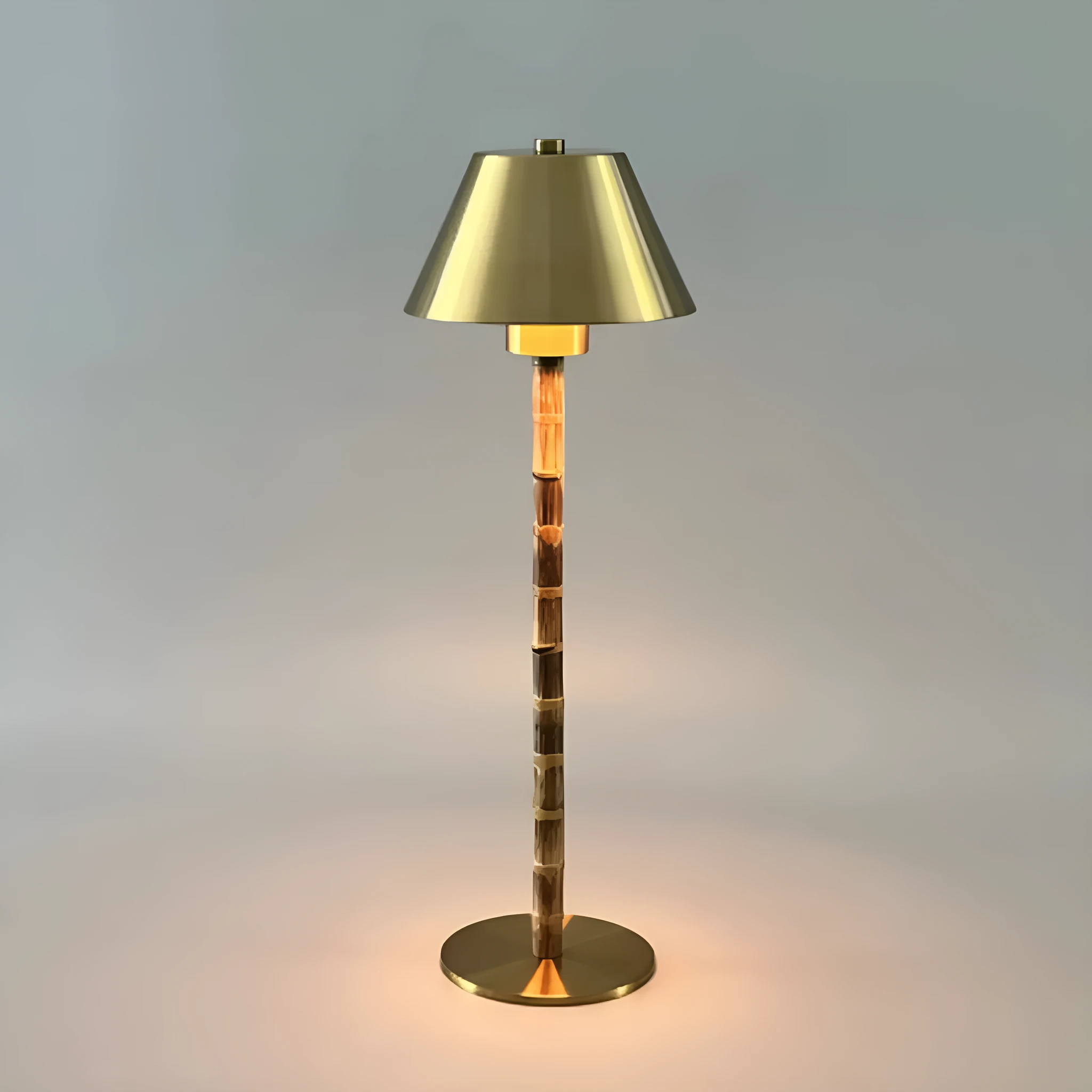 ZJ97 2 3W LED desk lamp with replaceable white lampshade on a wooden desk